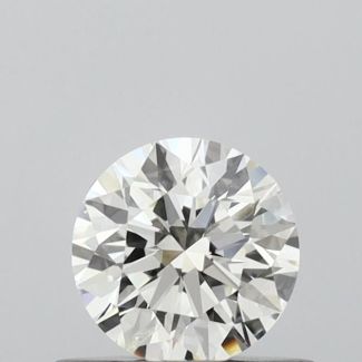 0.5 Carat Round G SI2 EX IGI Natural Diamond