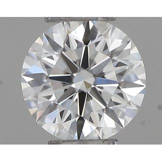 0.19 Carat Round G VVS1 EX GIA Natural Diamond