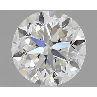 1.0 Carat Round H SI2 GD EX GIA Natural Diamond