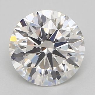 0.55 Carat Round F SI1 EX VG GIA Natural Diamond