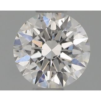 0.4 Carat Round D SI1 EX GIA Natural Diamond