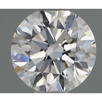 0.6 Carat Round E VVS2 EX GIA Natural Diamond