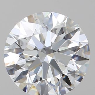 0.45 Carat Round F VS1 EX GIA Natural Diamond