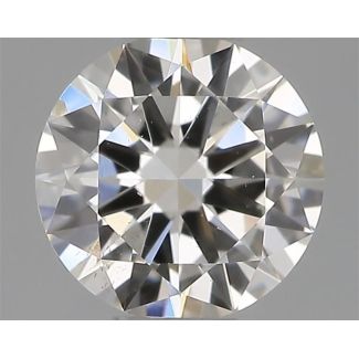 0.30 Carat Round F SI1 VG EX IGI Natural Diamond