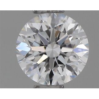 0.51 Carat Round D VVS1 VG EX GIA Natural Diamond