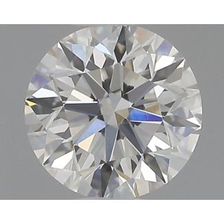 0.5 Carat Round E VVS1 EX GIA Natural Diamond