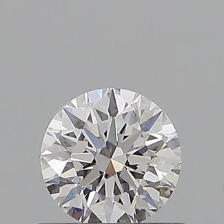 0.5 Carat Round D VVS2 EX GIA Natural Diamond