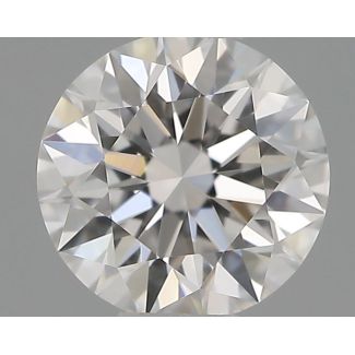 0.33 Carat Round E VVS1 EX GIA Natural Diamond