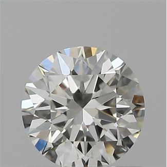 0.56 Carat Round H VVS1 EX IGI Natural Diamond