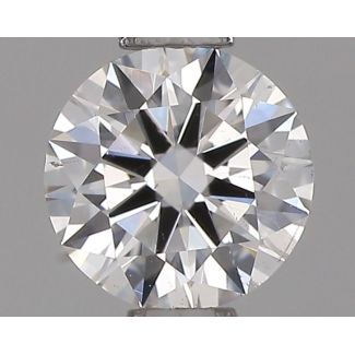 0.45 Carat Round F SI1 VG GD EX GIA Natural Diamond