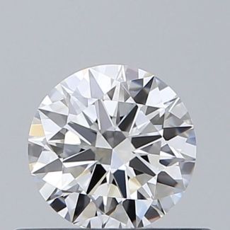 0.45 Carat Round F VS1 EX VG GIA Natural Diamond