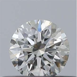 0.28 Carat Round I VVS1 EX GIA Natural Diamond