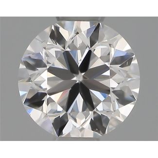 0.50 Carat Round F VS2 VG EX GIA Natural Diamond