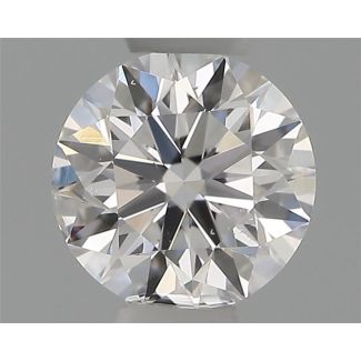 0.30 Carat Round D SI2 EX GIA Natural Diamond