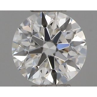 0.23 Carat Round H IF EX GIA Natural Diamond