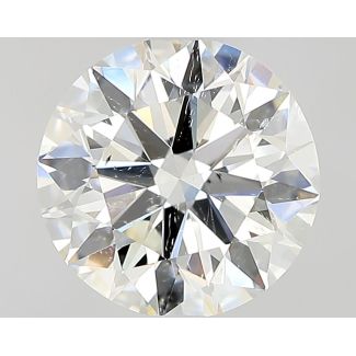 1.0 Carat Round H SI2 EX GIA Natural Diamond