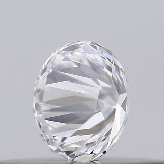 0.18 Carat Round D VVS2 EX VG GIA Natural Diamond