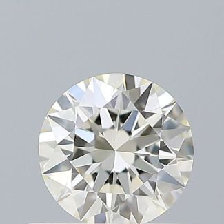 0.36 Carat Round H VS1 EX IGI Natural Diamond