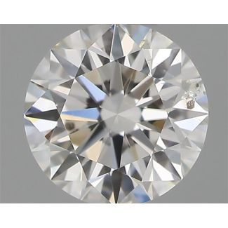 0.35 Carat Round G SI2 VG EX GIA Natural Diamond