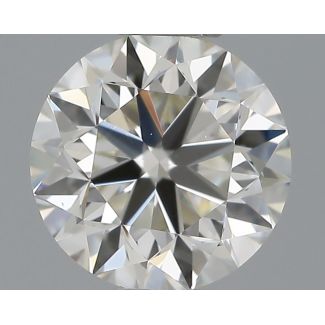 0.51 Carat Round H VS1 VG EX IGI Natural Diamond