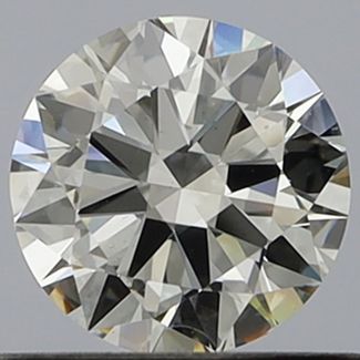 0.59 Carat Round G VS2 EX VG GIA Natural Diamond