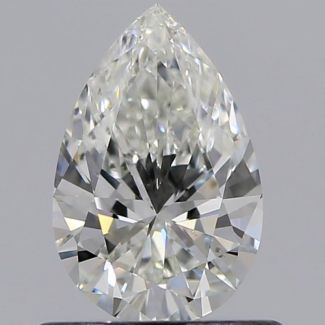 0.57 Carat Pear H VS2 - EX VG GIA Natural Diamond