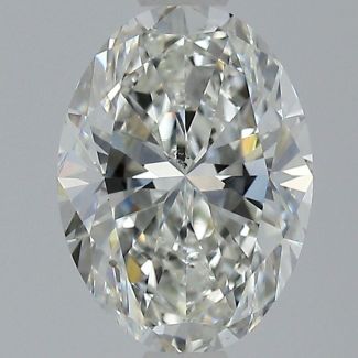 1.51 Carat Oval H SI1 - EX VG GIA Natural Diamond