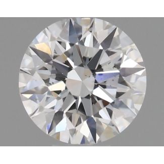 0.51 Carat Round D SI1 EX GIA Natural Diamond