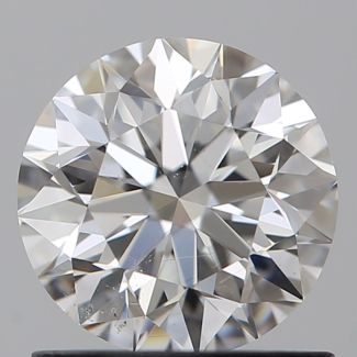 1.0 Carat Round E SI1 EX GIA Natural Diamond