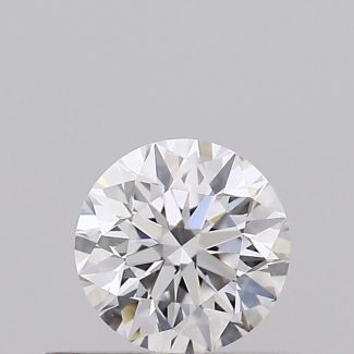 0.33 Carat Round D SI1 EX GIA Natural Diamond