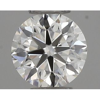 0.27 Carat Round H VVS1 EX IGI Natural Diamond