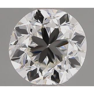 0.70 Carat Round G VVS2 GD VG GIA Natural Diamond