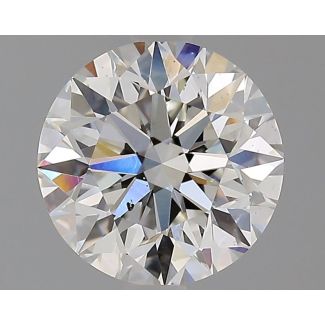 1.5 Carat Round H SI1 EX GIA Natural Diamond