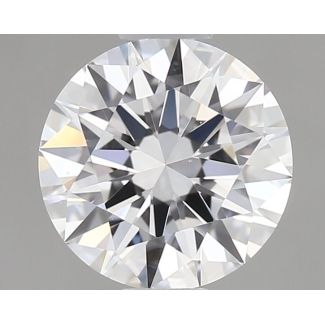 0.52 Carat Round D VS2 EX GIA Natural Diamond