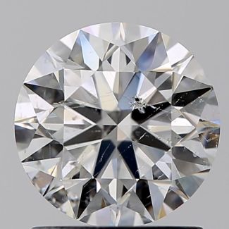 1.15 Carat Round H SI2 EX GIA Natural Diamond