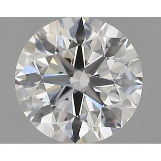 0.61 Carat Round F VS2 EX GIA Natural Diamond