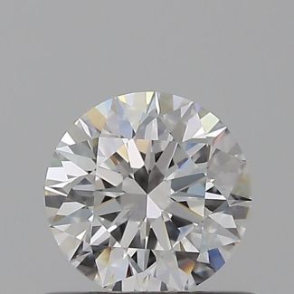 0.52 Carat Round D VVS1 EX GIA Natural Diamond