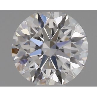 0.35 Carat Round D VVS1 EX GIA Natural Diamond