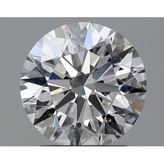 1.7 Carat Round E VS2 EX GIA Natural Diamond