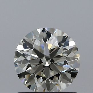 0.80 Carat Round I VS1 EX GIA Natural Diamond