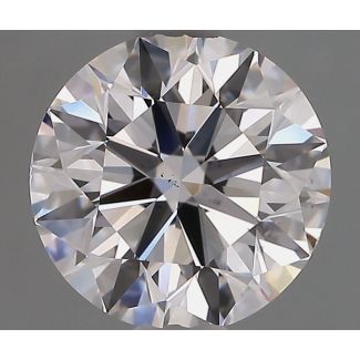 1.5 Carat Round D VS2 EX GIA Natural Diamond