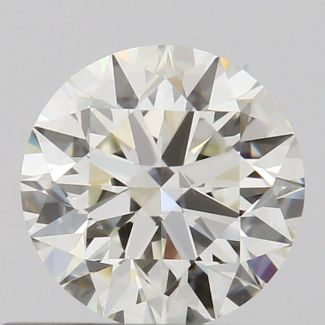 0.55 Carat Round H VS1 EX IGI Natural Diamond