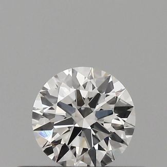 0.27 Carat Round F VVS1 EX GIA Natural Diamond