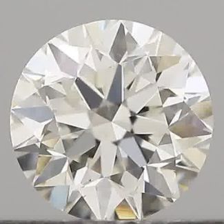 0.40 Carat Round H VVS2 VG EX IGI Natural Diamond