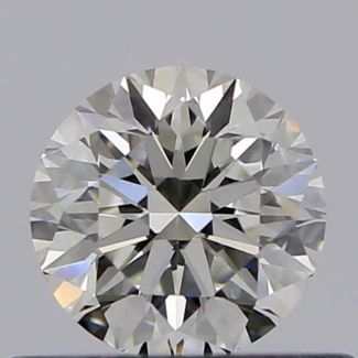 0.40 Carat Round I VVS2 VG EX GIA Natural Diamond