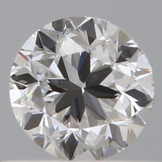 0.51 Carat Round F VS1 GD EX GIA Natural Diamond