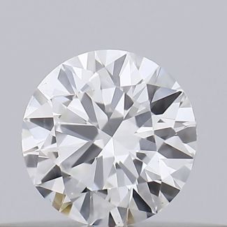 0.19 Carat Round E SI1 EX GIA Natural Diamond