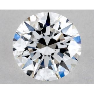 0.35 Carat Round D VVS2 EX VG GIA Natural Diamond