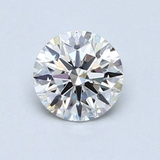 0.8 Carat Round H VS1 EX GIA Natural Diamond