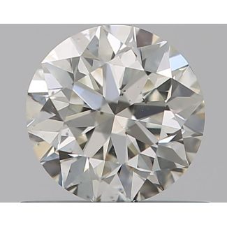 0.50 Carat Round J SI1 VG GIA Natural Diamond